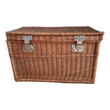 Large wicker trunk