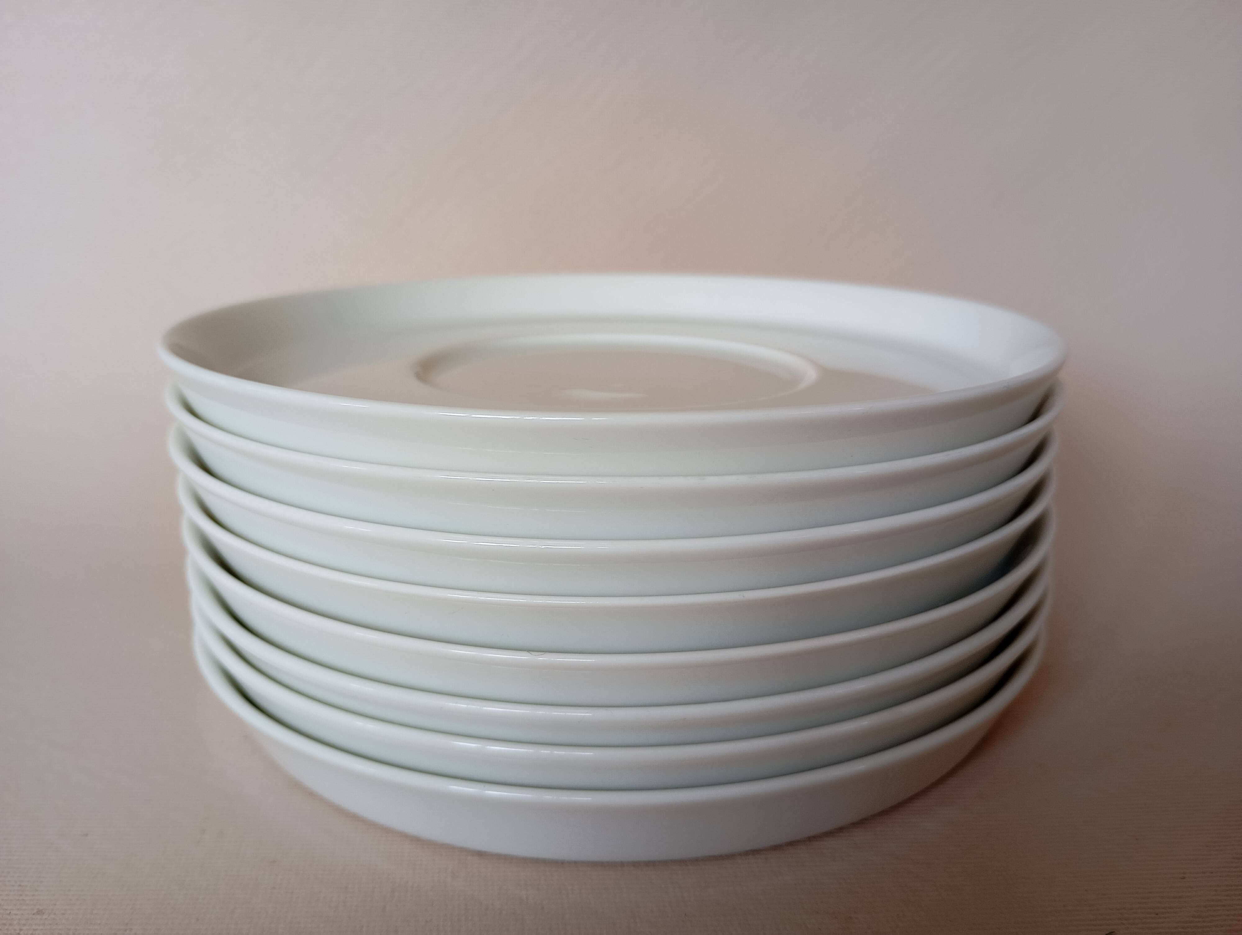 Service 8 cups "Rosette Taïga" Tapio Wirkkala & Ute Schröder for Rosenthal, ca 1970