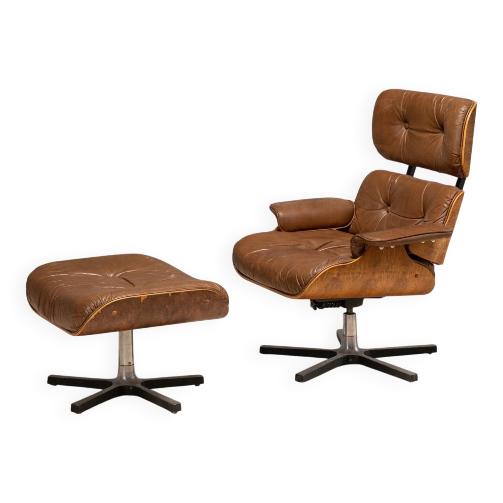 Canadian Lounge Chair and Ottoman, 1960s – Northfield Metal Products