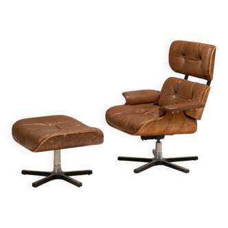 Canadian Lounge Chair and Ottoman, 1960s – Northfield Metal Products