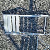 Folding iron garden chairs