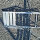 Folding iron garden chairs