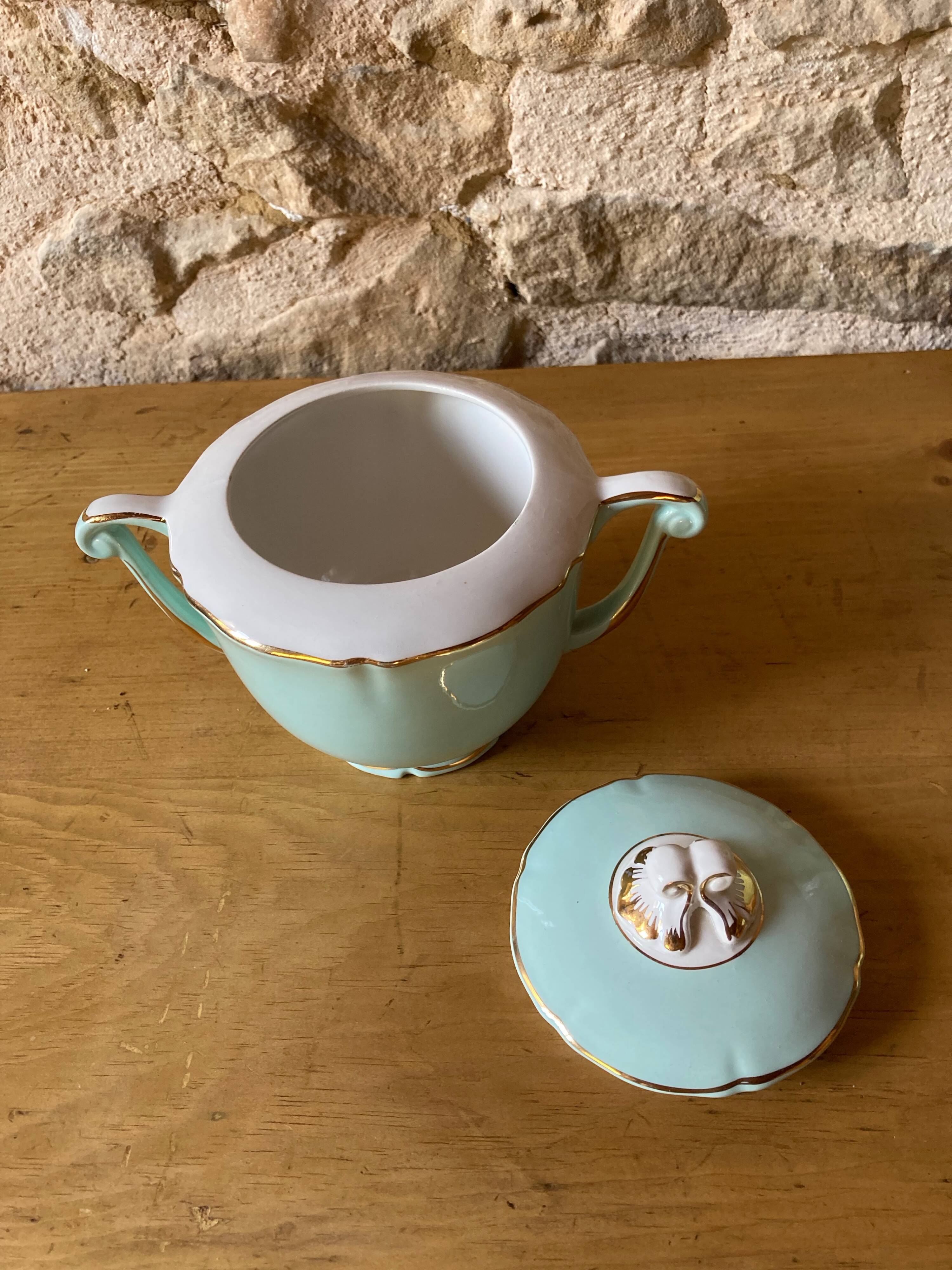 Coffee service - Céranord, Saint-Amand, Trianon model, 1970s