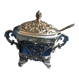 Silver metal sugar box