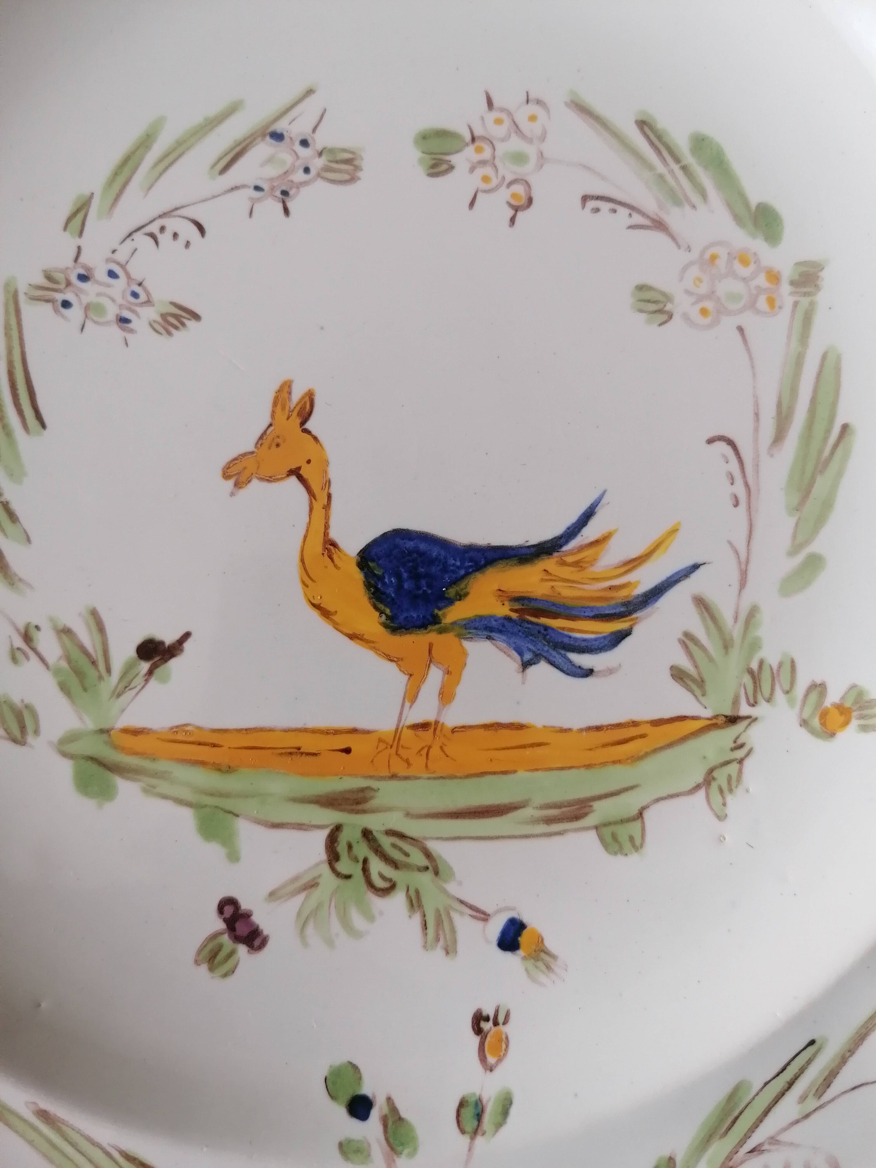 Moustiers faience plate