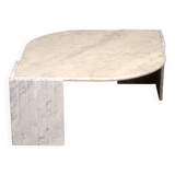 Table basse italienne en marbre en forme de larme, années 1980