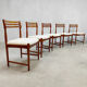 5 chaises de salle à manger Bovenkamp design Midcentury Severin Hansen