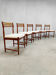 Midcentury design Bovenkamp dining chairs Severin Hansen