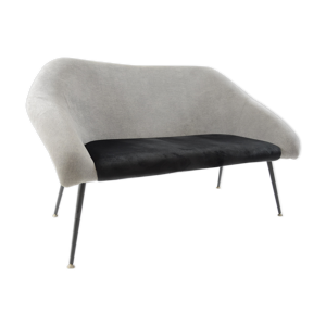 Banquette coquille gris