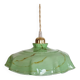 Caramel marbled green pendant light