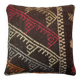 Housse de coussin kilim turc vintage, 55 x 55 cm