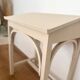 Antique school desk with inkwell