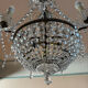 Crystal balloon chandelier from the 1960s.