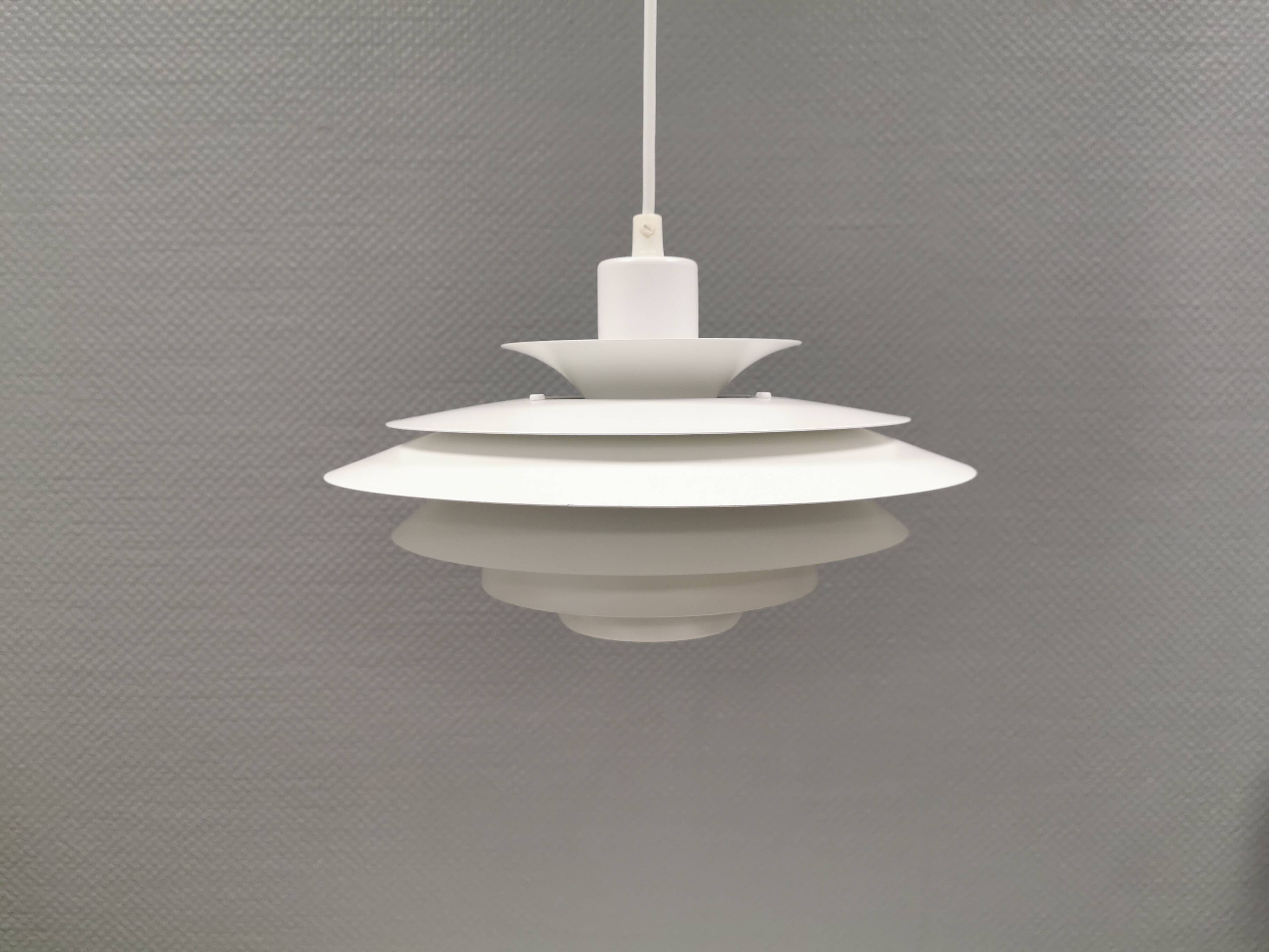 Danish hanging lamp from the 1980s, manufactured by Jeka, model 1029-P.