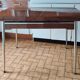 Vintage brown formica table