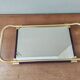 Metal and mirror vintage plateau