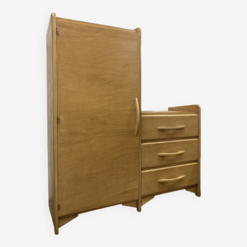 Armoire asymétrique vintage 1960