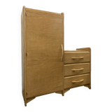 Vintage asymmetrical wardrobe 1960