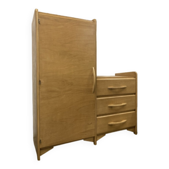 Vintage asymmetrical wardrobe 1960
