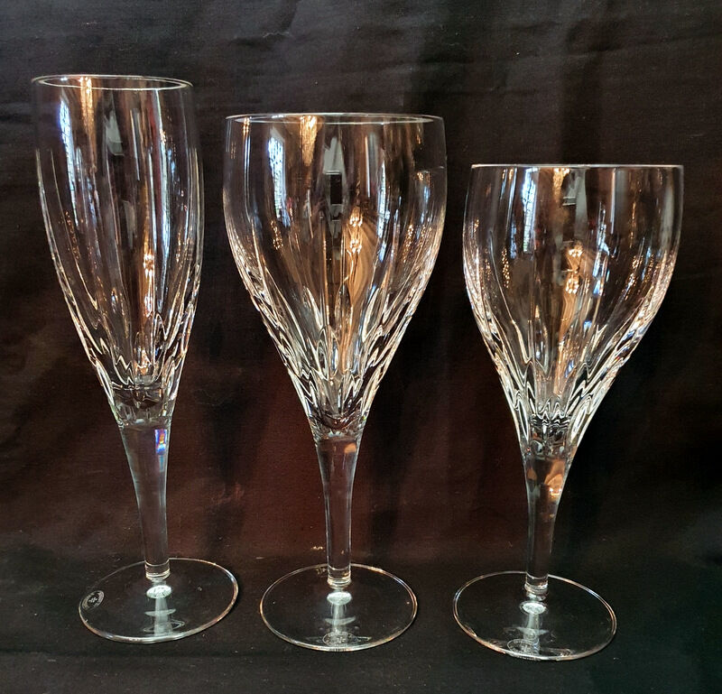 6 flutes a champagne cristal de lorraine