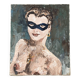 Tableau. 1950. Portrait of a woman. 55x46. Nude.