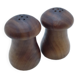 Salières et poivrières en bois