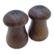 Salières et poivrières en bois
