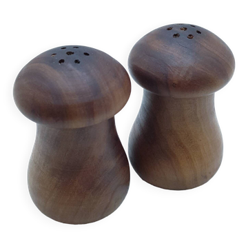 Salières et poivrières en bois