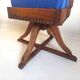 1900 Solid Teak Barber Chair
