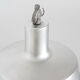 Vintage ceiling lamp industrial style aluminum. Spain 1970.