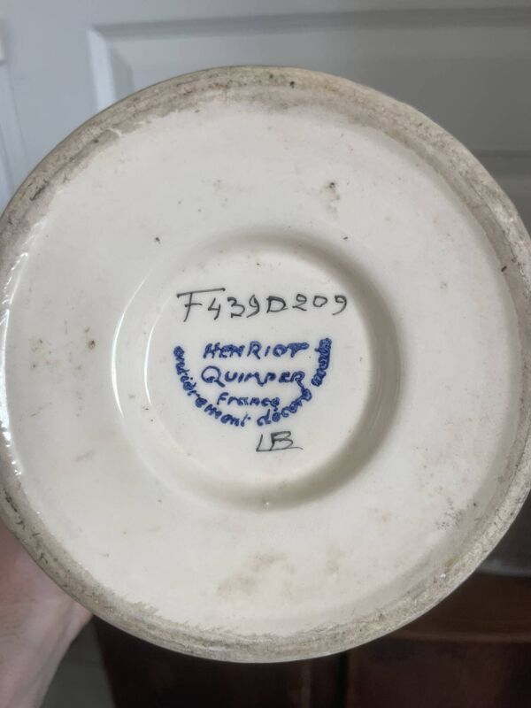 Ancien vase Henriot Quimper