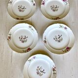 Set of 5 Ceranord Saint Amand Regence model plates