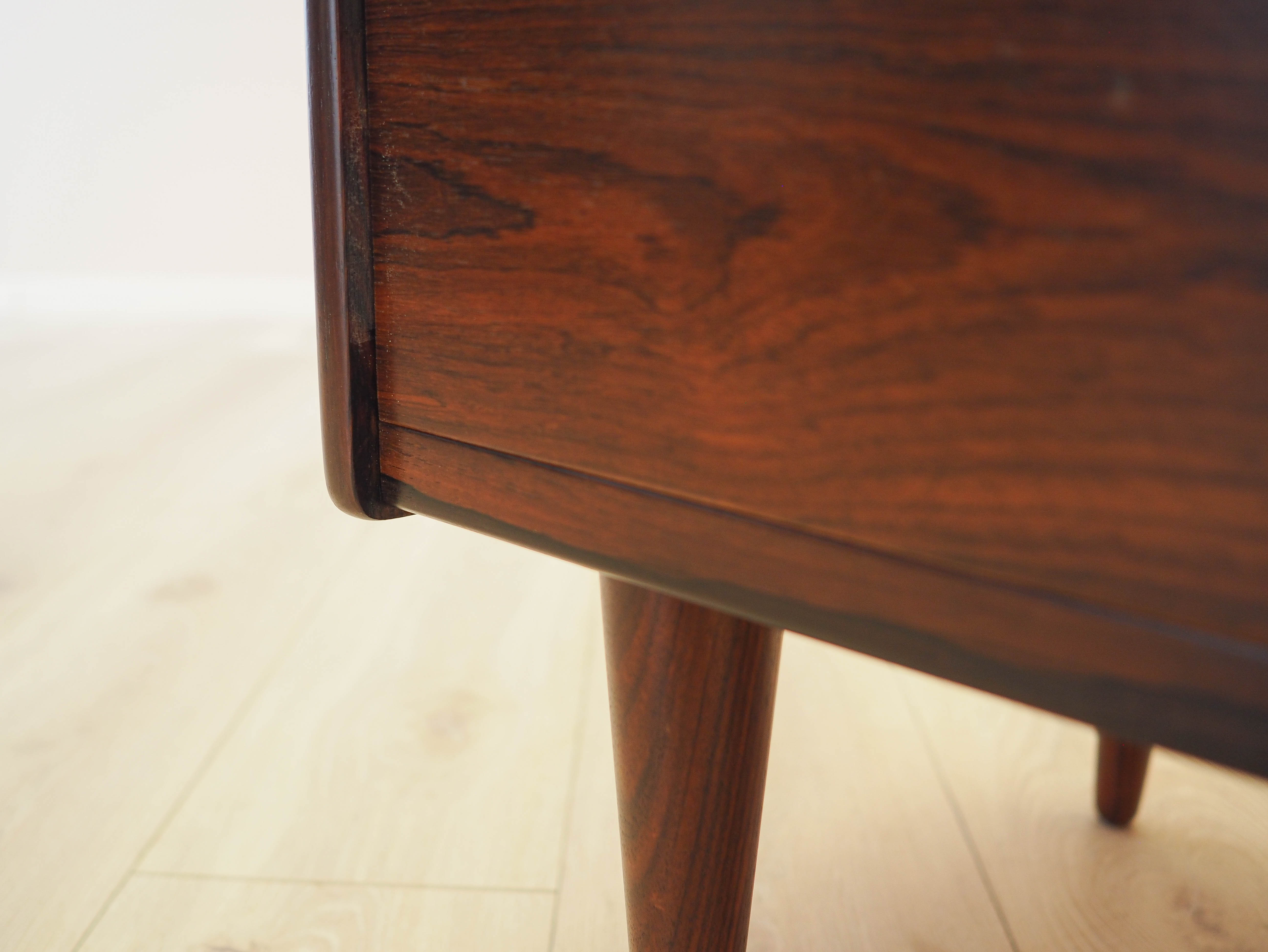 Rosewood chest of drawers, Danish design, 1970s, made in Denmark