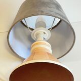 Geometric ceramic lamp by larec 80s