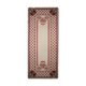 Tapis crème symétrique rouge 70x175cm