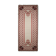 Tapis crème symétrique rouge 70x175cm