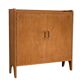 Vintage bookcase feet aileron 1950