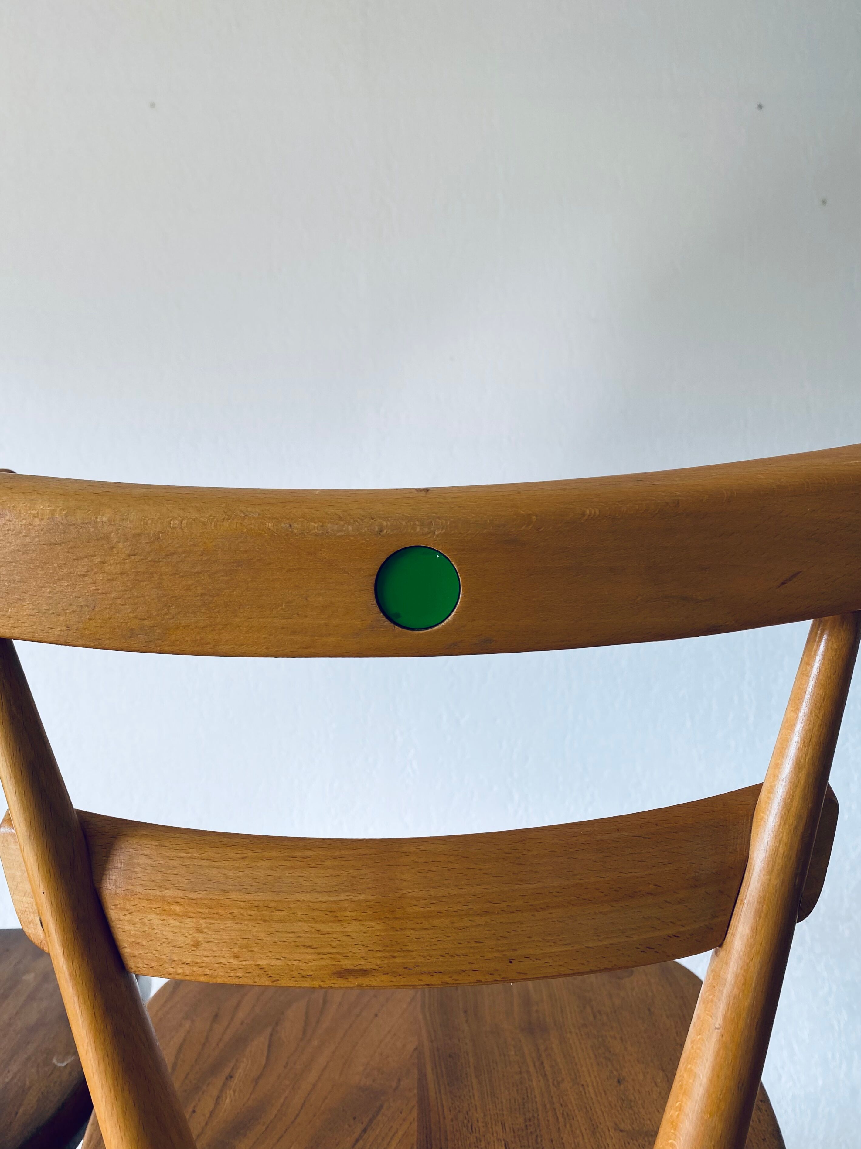 Pair of chairs "stacking chair" model from Ercol