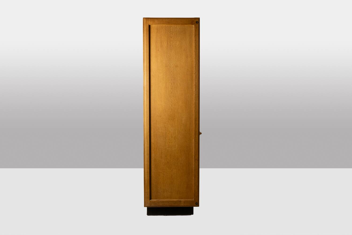 Guillerme and Chambron. Oak wardrobe with integrated secretary. 1970-80.