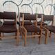 Table regain and six chairs