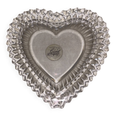 Heart-shaped ashtray Crystal d'Arques