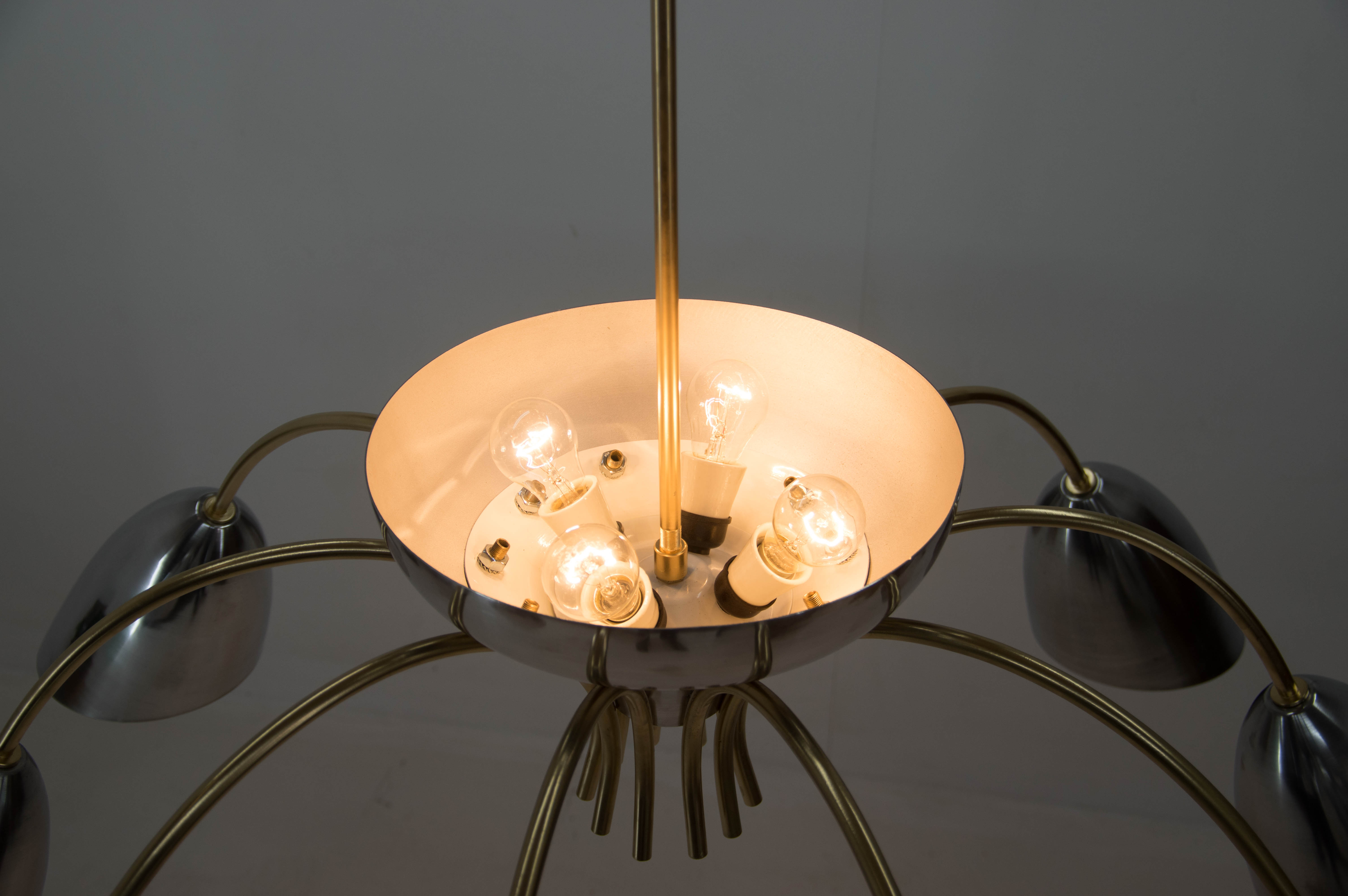 Huge space age chandelier, 1960
