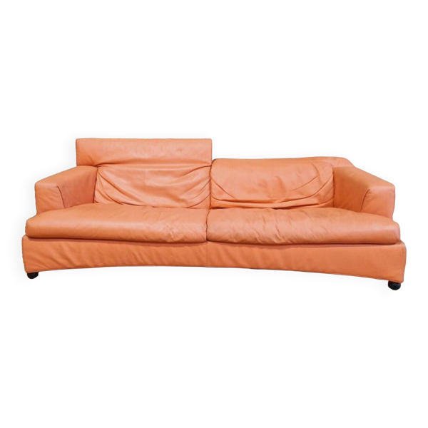 Canapé vintage en cuir 3 places — Beyit