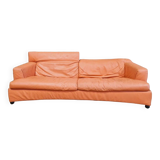 Vintage 3 seater leather sofa