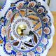 Vintage hand-painted earthenware suspension