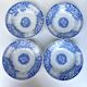 Set of 4 Sarreguemines Jardinière deep plates