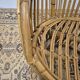 Fauteuil en Rotin Bambou vintage 1950s design -H85cm
