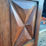 2 pairs of 19th century walnut doors