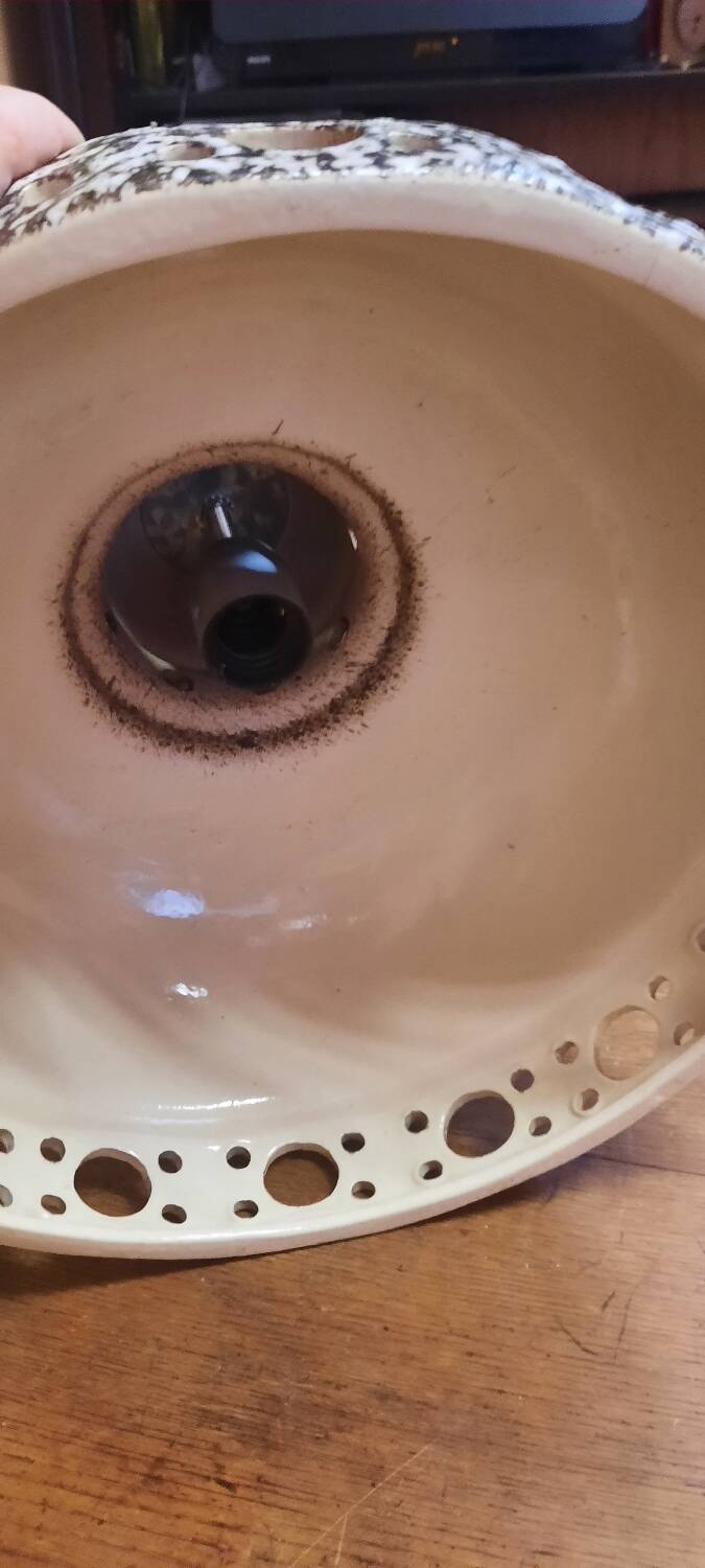 Vintage ceramic pendant light