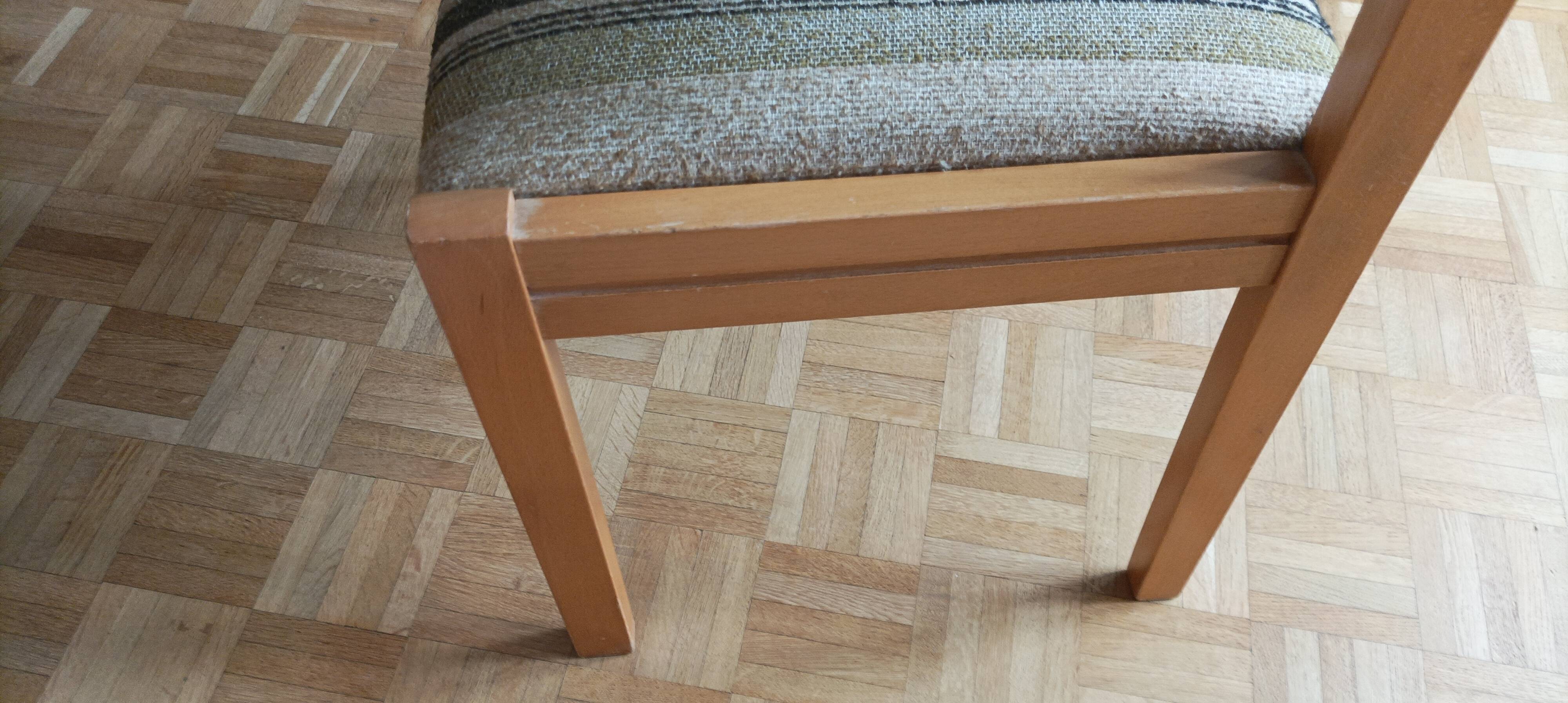 6 chaises scandinaves années 60